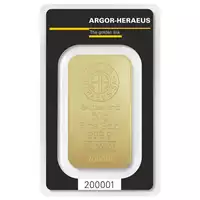 Złota sztabka 50 gramów Argor-Heraeus